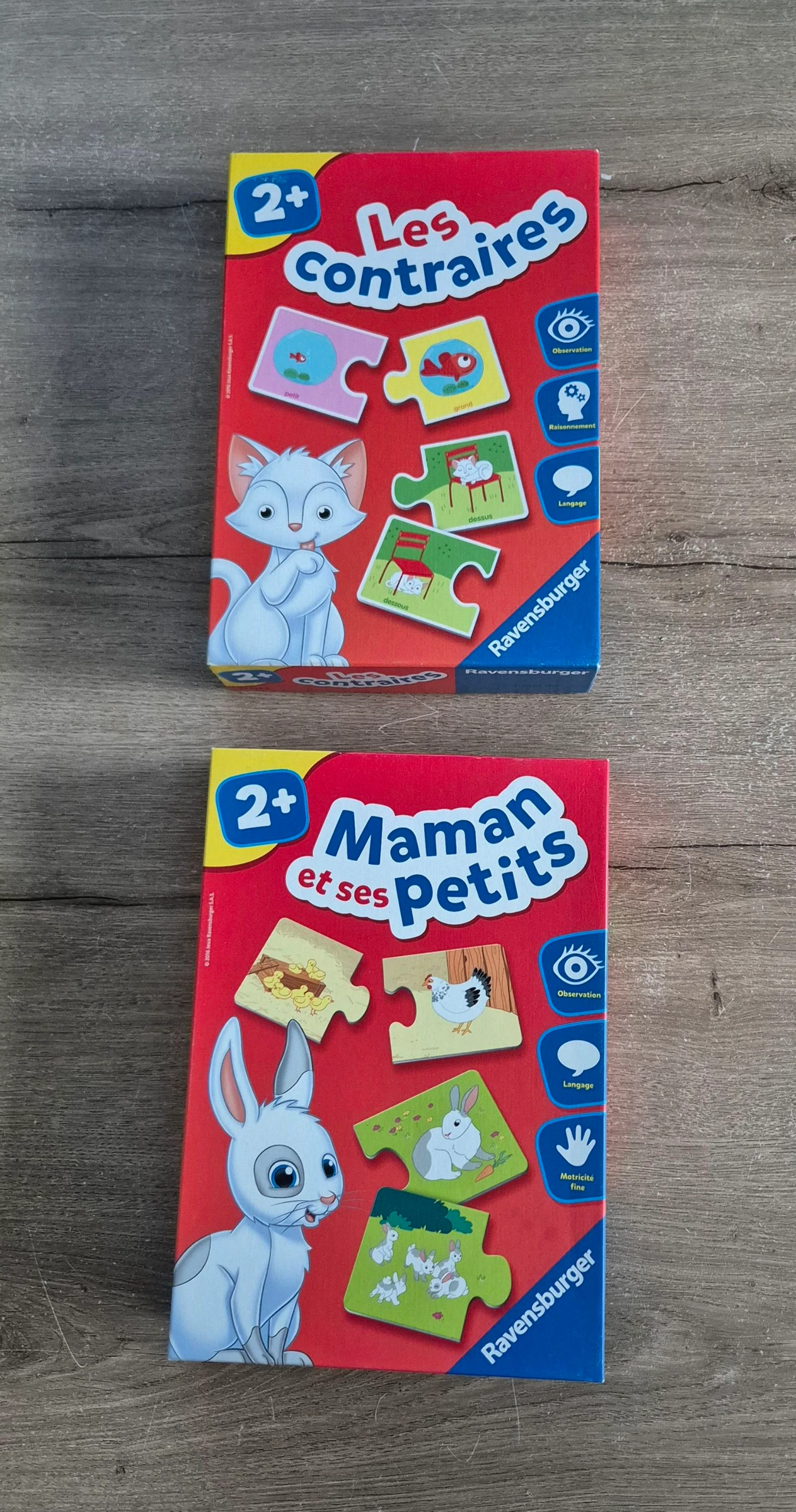 Lot jeux puzzles d'apprentissage 